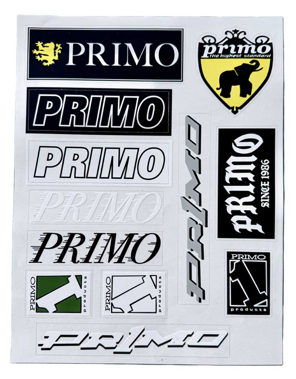PRIMO ステッカーシート – BMXショップワンダーランド