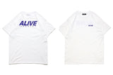 ALIVE INDUSTRY 22ロゴ Tシャツ / ホワイト【XLサイズ】