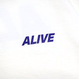 ALIVE INDUSTRY 22ロゴ Tシャツ / ホワイト【XLサイズ】