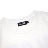 ALIVE INDUSTRY 22ロゴ Tシャツ / ホワイト【XLサイズ】