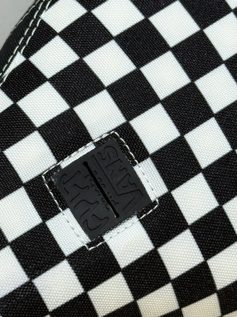 CULT X VANSシート SLIP-ON CHECKERBOARD / ブラック&ホワイト-ガムベース