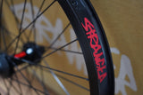 STRANGER フロント＆リヤホイールセットLHD（左ドライブ） 【CRUX V2/XL リム フロントホイール 3/8" / ブラック】＆【CRUX RR V2/XL ホイール  / ブラック【LHD】 】