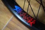 STRANGER フロント＆リヤホイールセットLHD（左ドライブ） 【CRUX V2/XL リム フロントホイール 3/8" / ブラック】＆【CRUX RR V2/XL ホイール  / ブラック【LHD】 】