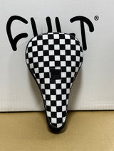 CULT X VANSシート SLIP-ON CHECKERBOARD / ブラック&ホワイト-ガムベース