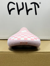 CULT X VANSシート SLIP-ON CHECKERBOARD / ピンク&ホワイト-ガムベース