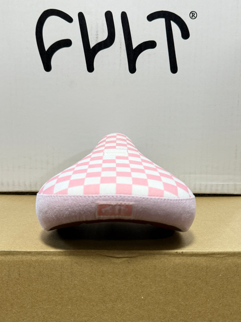 CULT X VANSシート SLIP-ON CHECKERBOARD / ピンク&ホワイト-ガムベース