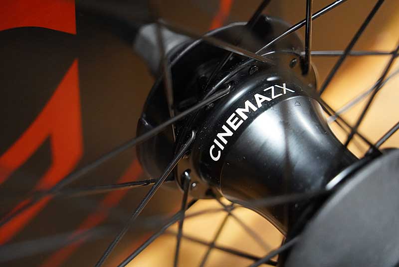 CINEMA ZX/333 （フリーコースター）WHEEL LHDレフト 36H 14mm / ブラック