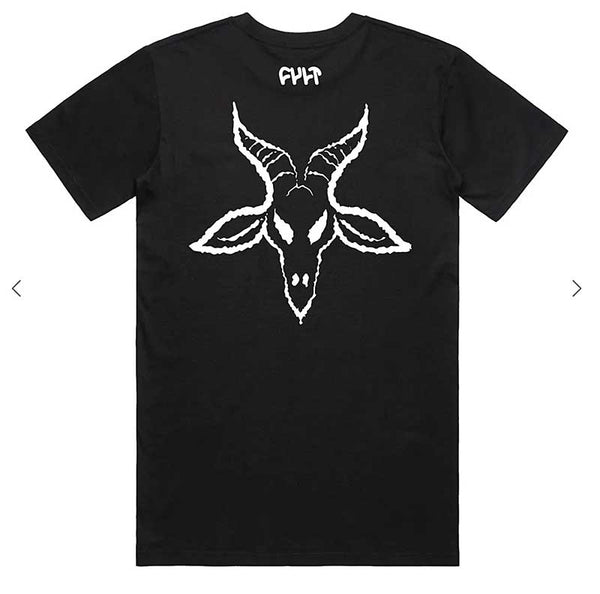 CULT PENTAGRAM POCKET TEE / ブラック【Lサイズ】