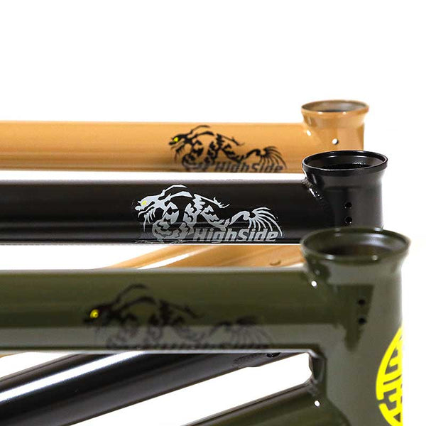 【6月15日締め切り前予約】ALIVE INDUSTRY HIGHSIDEフレーム 20.5、20.85、21.2［前予約分はシートクランクのカラーが選びます］