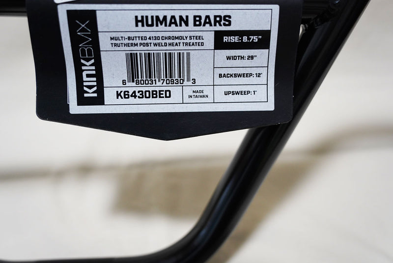 KINK HUMAN バー 8.75" / ブラック　軽量です