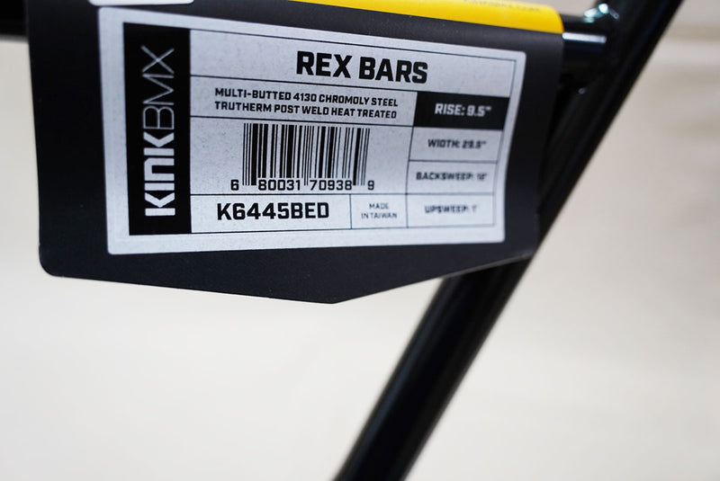 KINK REX バー 9.5" / ブラック-ED
