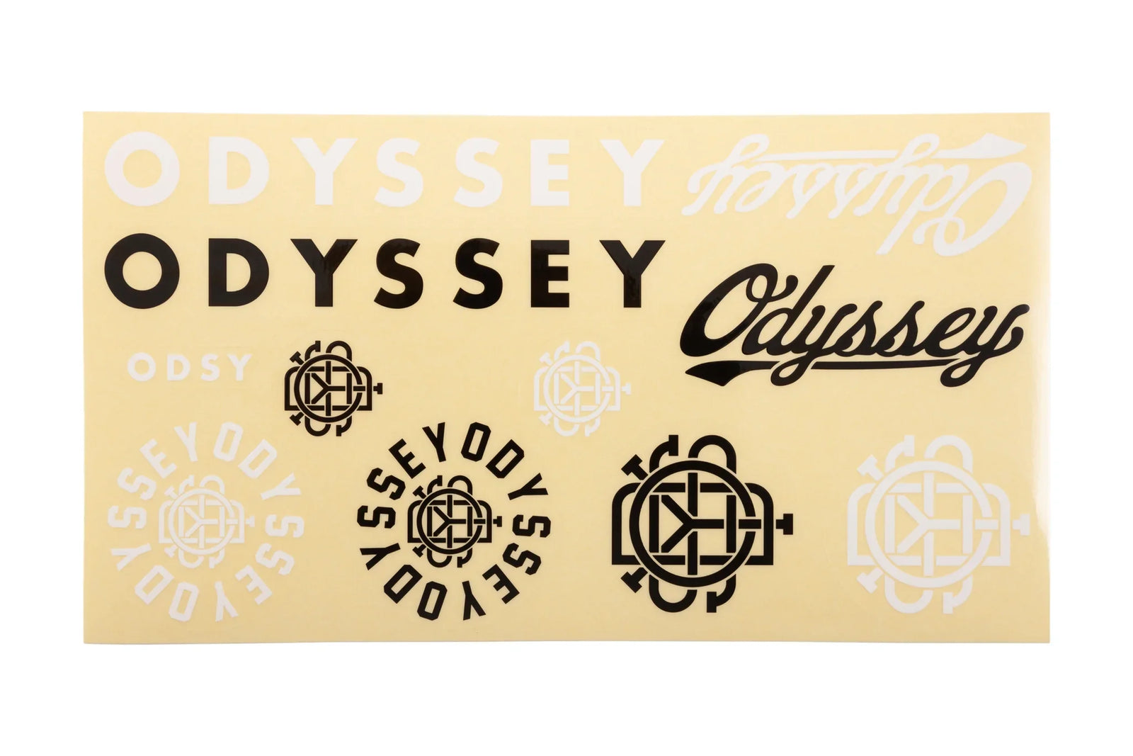 ODYSSEY ASSORTED ステッカーパック – BMXショップワンダーランド