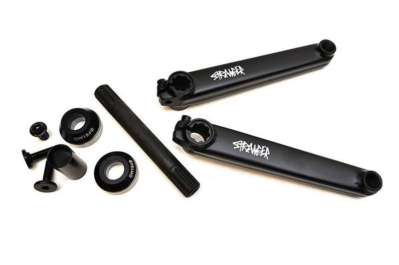 ボックスファイブ BMX クランク 145mm 新品未使用 6/17入荷】STRANGER LEVEL クランクセット 165mm W/BB / ブラック