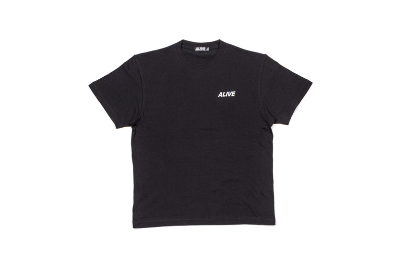 ALIVE INDUSTRY 22ロゴ Tシャツ / ブラック【Lサイズ】