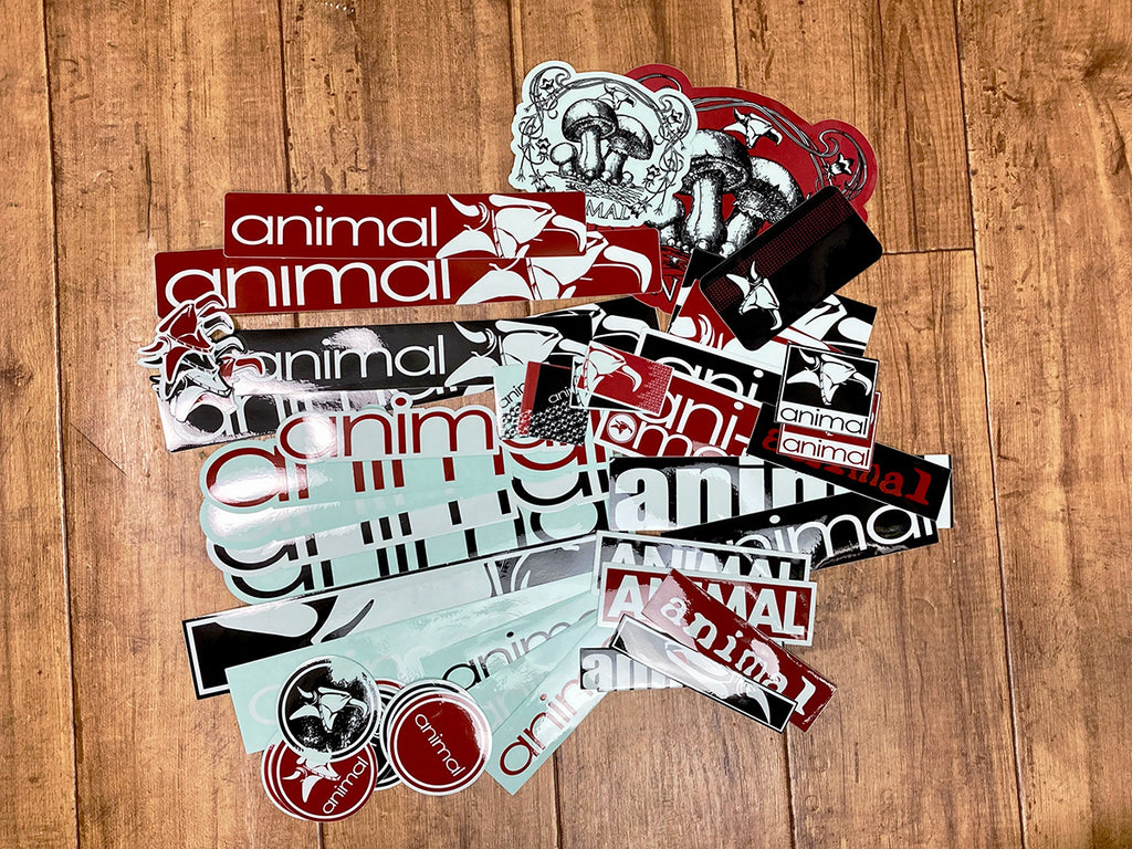 ANIMAL ASSORTED ステッカー – BMXショップワンダーランド