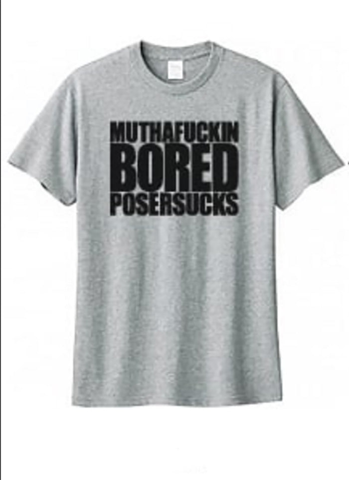 BORED  M.F.B.P.S-T Tシャツ / グレイ【Mサイズ】
