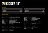 KINK 2023年 KICKER 18インチ / グロスデジタルブラック