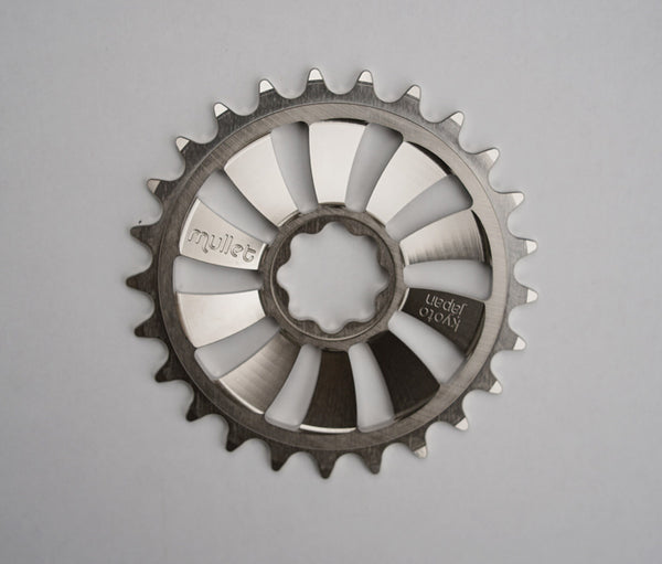 Mullet Products Turbine スプロケット 25T / Kanizen Plating