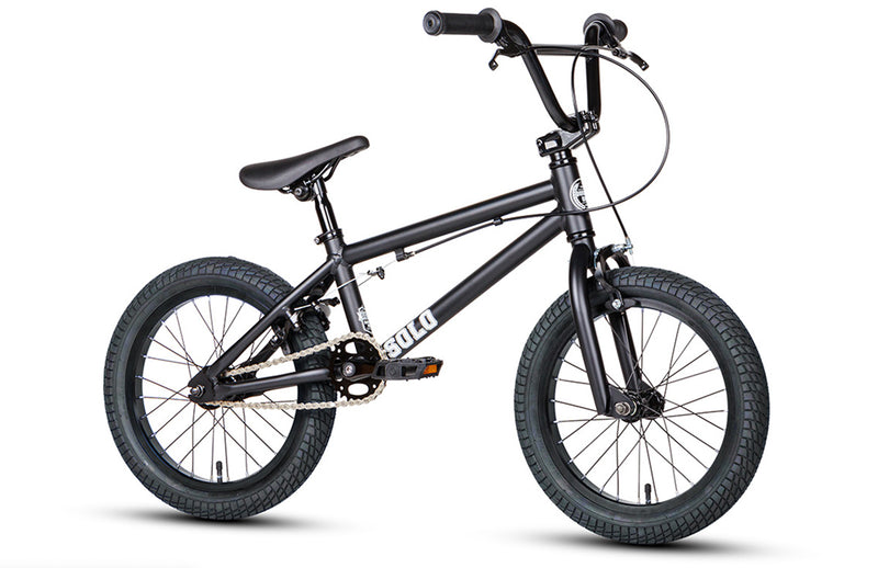 お待たせしましたDURCUS ONE-SOLO 16　KIDS BMX - MATT BLACK